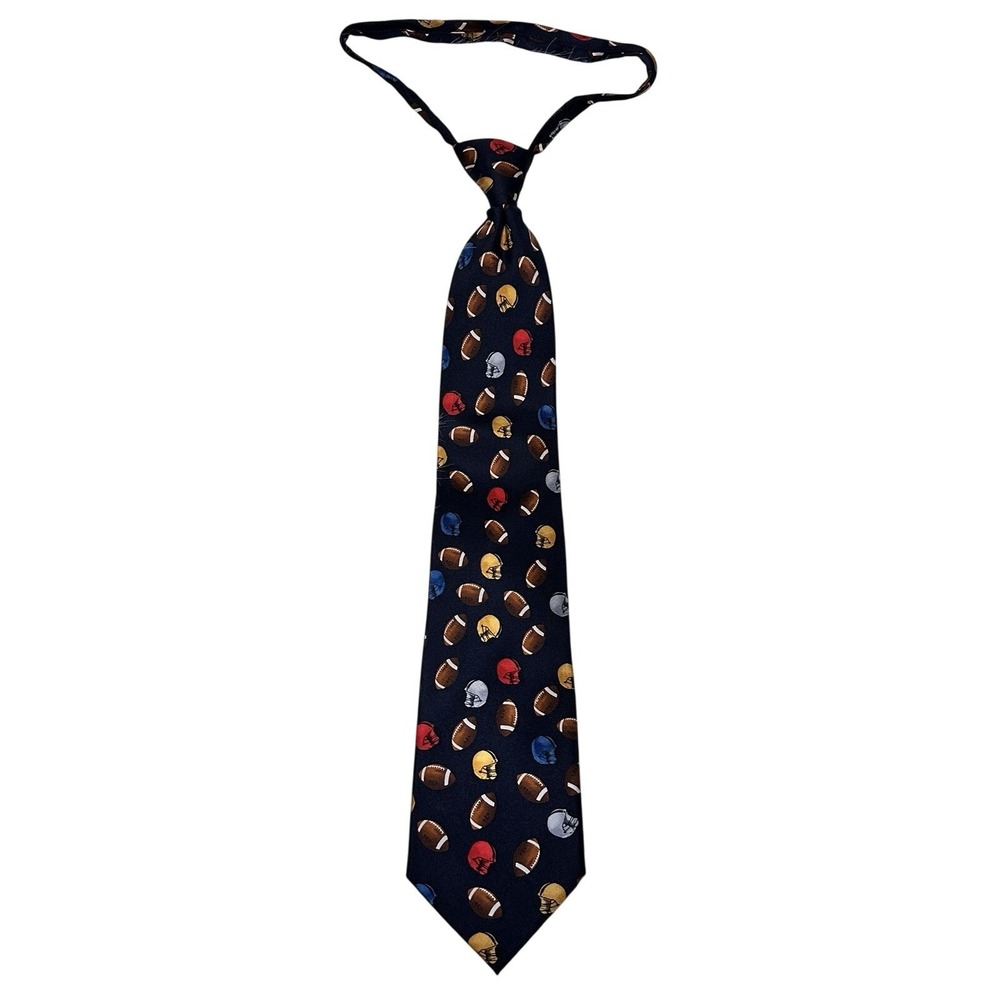Parquet‎ Football Helmets Necktie Novelty Neck Tie Sport Theme
